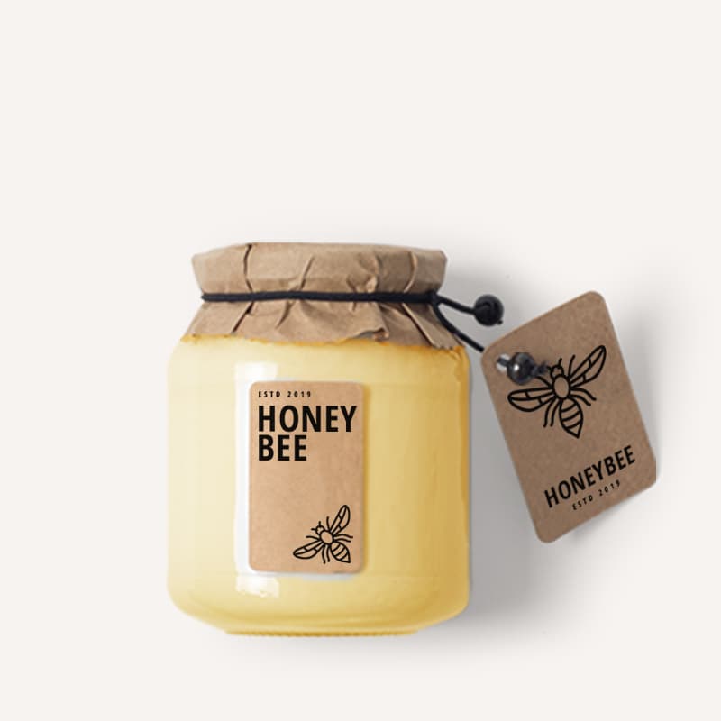 Forest honey jar